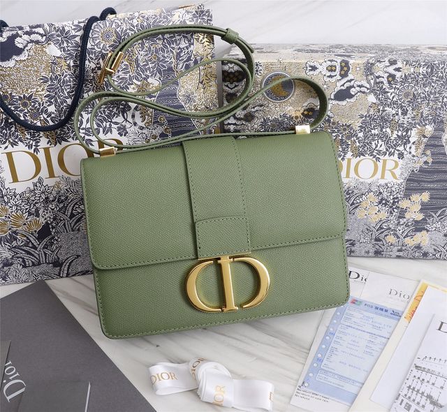 Dior original grained calfskin 30 montaigne bag M9203 green