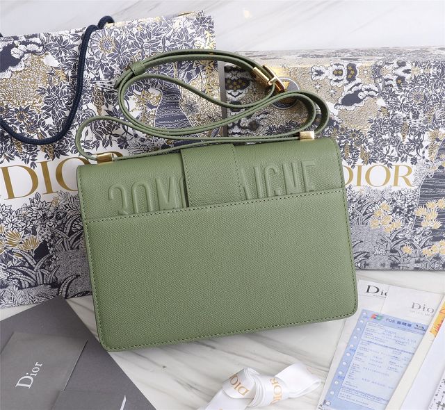 Dior original grained calfskin 30 montaigne bag M9203 green