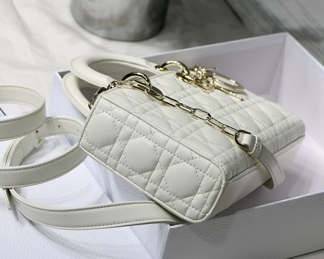 Dior original lambskin lady D-Joy bag M0540C white