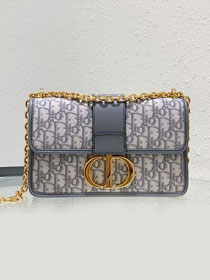 Dior original canvas 30 montaigne chain bag M9208 grey