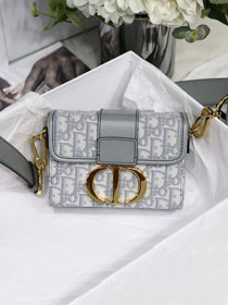 Dior original canvas mini 30 montaigne bag M9204 gray