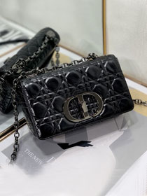 Dior original calfskin small caro bag M9241 black