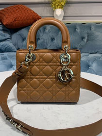 Dior original lambskin small my ABCdior bag M0538 caramel