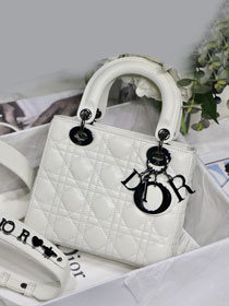 Dior original lambskin small my ABCdior bag M0538 white