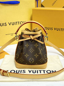 Louis vuitton original monogram canvas nano noe bag M81266 