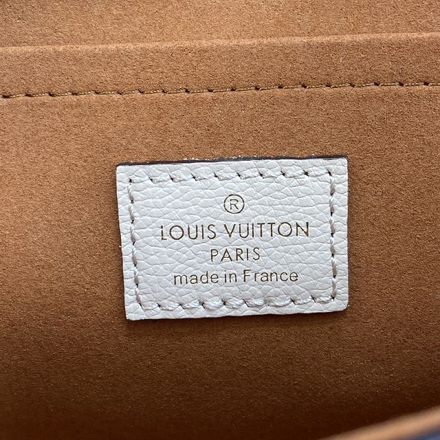 Louis vuitton original calfskin lockme tender bag M59733 beige
