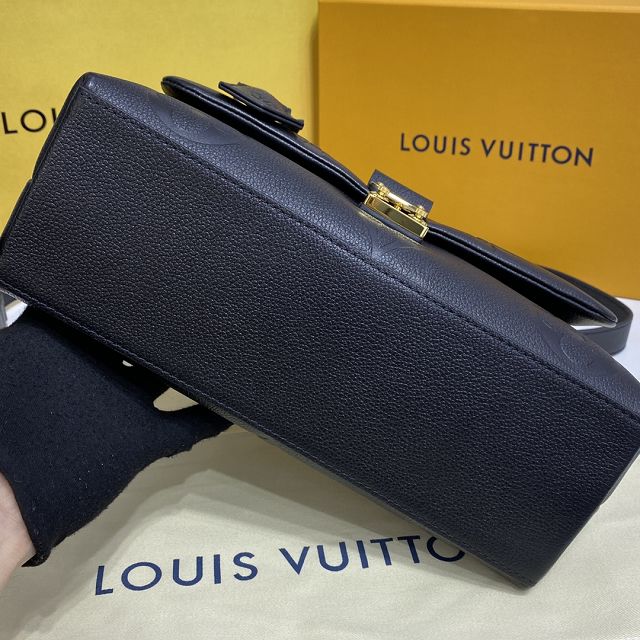 Louis vuitton original calfskin madeleine MM handbag M45976 black