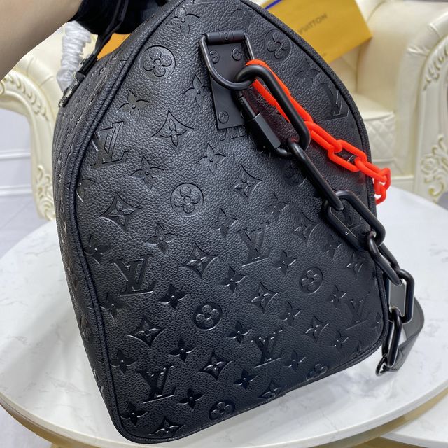 Louis vuitton original calfskin keepall 50 M44470 black