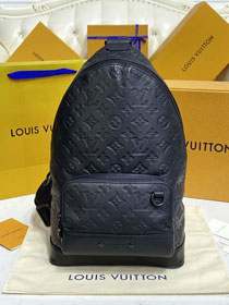 Louis vuitton original calfskin racer slingbag M46107 black