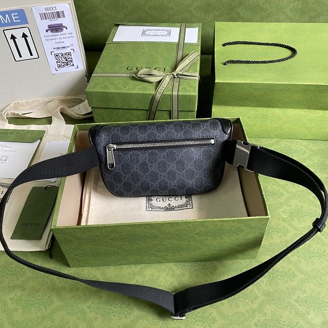 GG original supreme canvas belt bag 682933 black