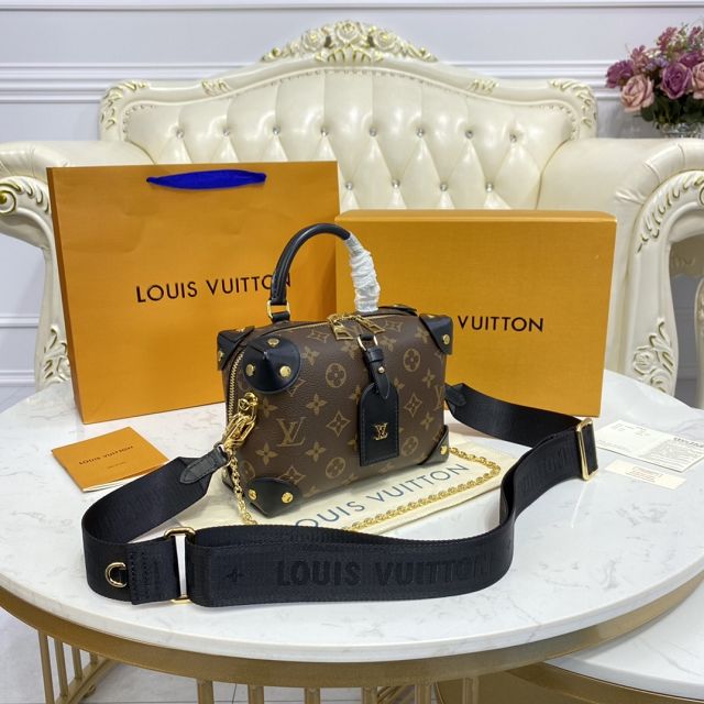 2022 Louis vuitton original monogram petite malle souple M45571 black