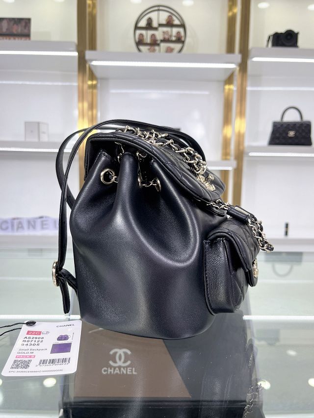 CC original lambskin mini backpack AS2908 black