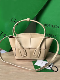 BV original grained calfskin mini arco 29 bag 600606 porridge