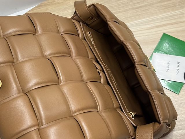 BV original lambskin padded cassette bag 591970 caramel