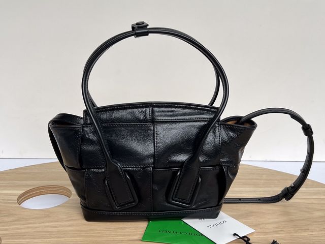 BV original paper calfskin mini arco 29 bag 600606 black