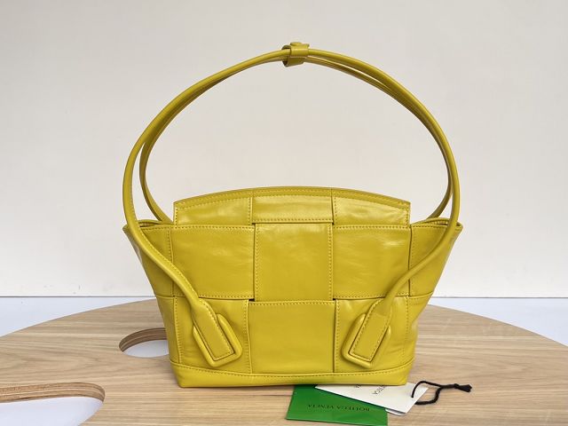 BV original paper calfskin small arco 33 bag 666874 yellow