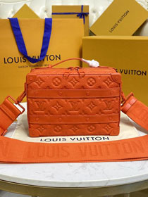 Louis vuitton original calfskin handle soft trunk M20956 orange