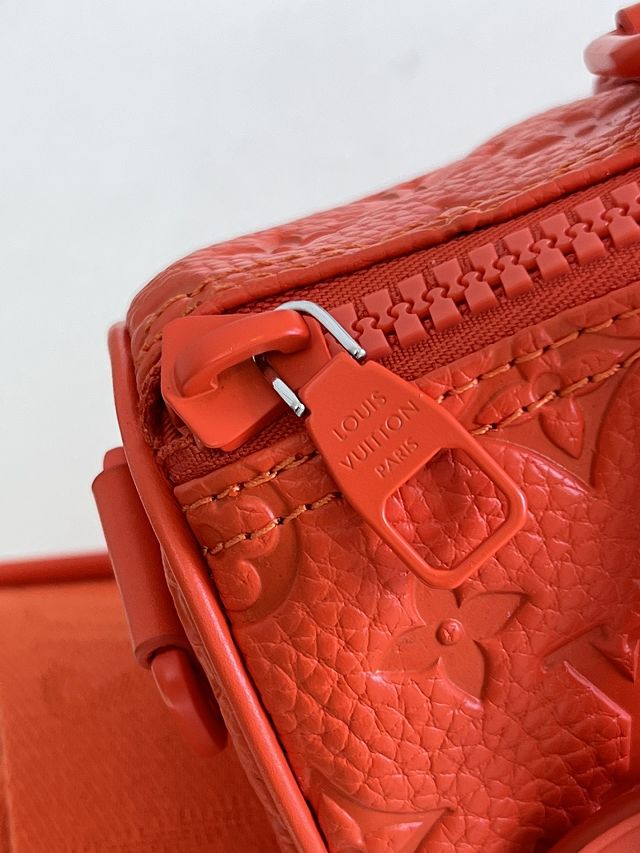 Louis vuitton original calfskin mini keepall 25 M20930 orange