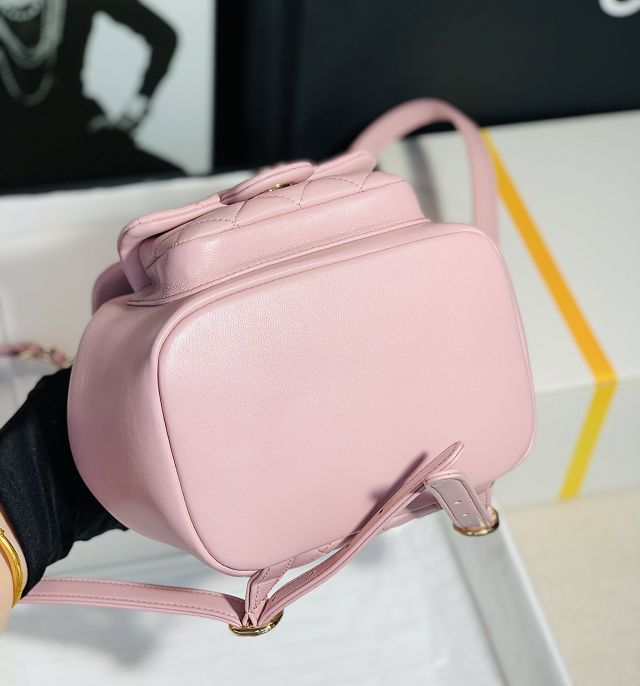 CC original lambskin mini backpack AS2908 pink