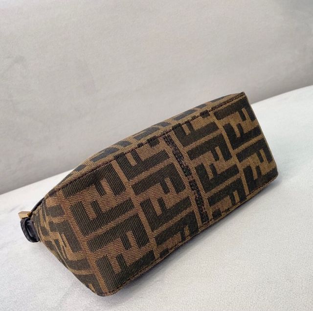 Fendi original fabric small shoulder bag 8BR299 brown