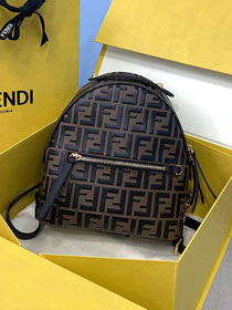 Fendi original calfskin mini backpack 8BZ038 brown