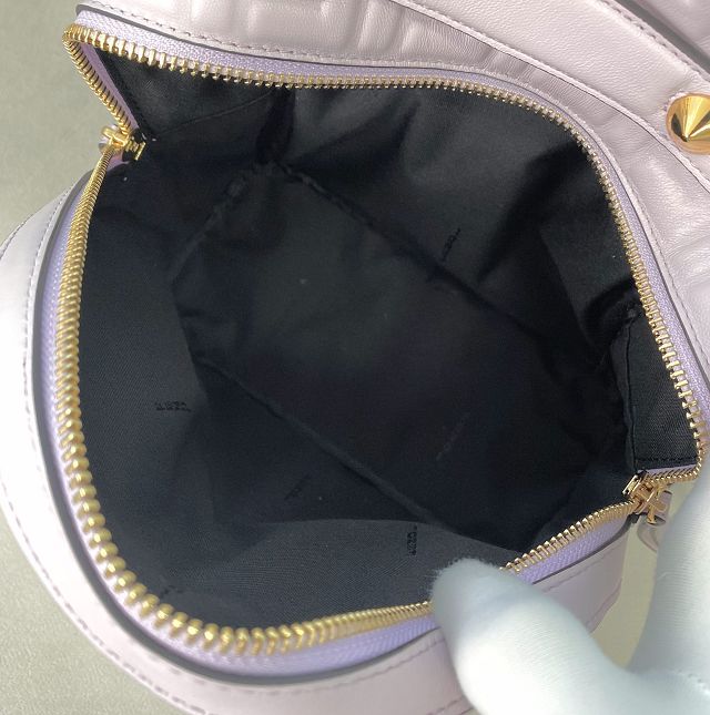 Fendi original calfskin mini backpack 8BZ038 light purple