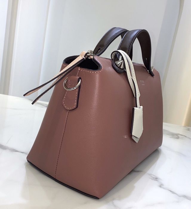 Fendi original calfskin medium by the way boston bag 8BL146 brown