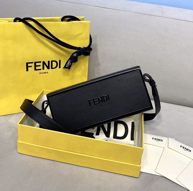 Fendi original calfskin medium case 7VV132 black