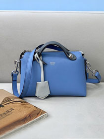 Fendi original calfskin mini by the way boston bag 8BL145 blue