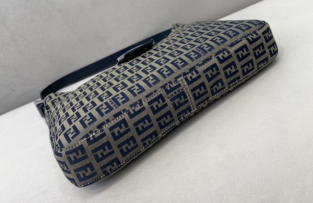 Fendi original fabric medium shoulder bag 8BR320 blue