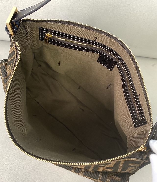 Fendi original fabric medium shoulder bag 8BR329 brown