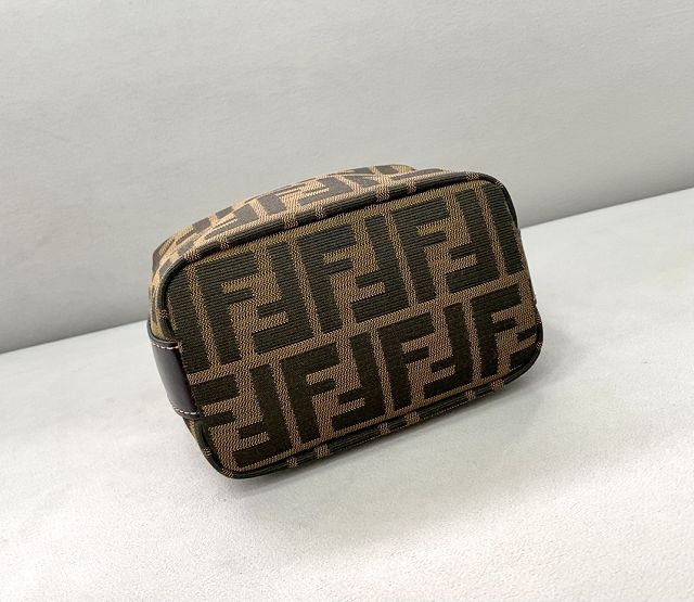 Fendi original fabric mini shoulder bag 8BR165 brown