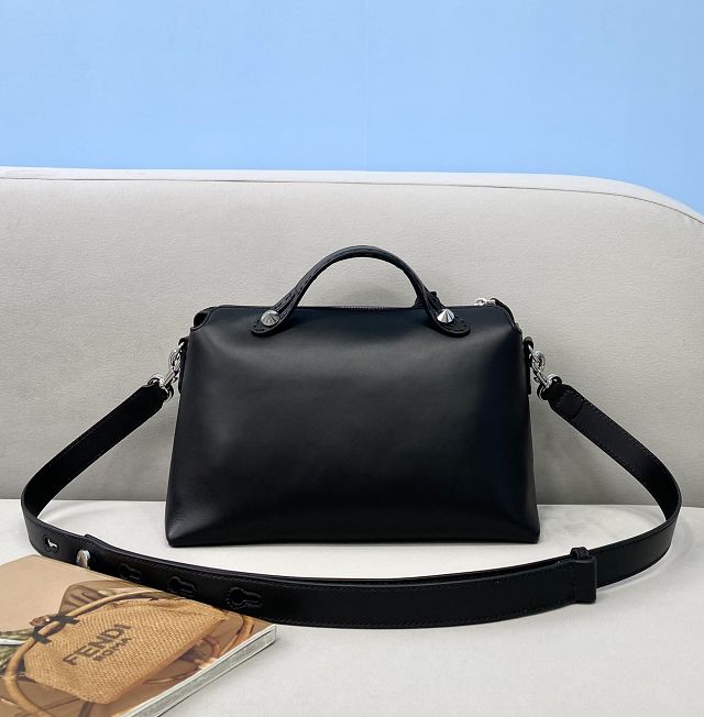 Fendi original calfskin medium by the way boston bag 8BL146 black