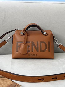 Fendi original calfskin mini by the way boston bag 8BL145 brown