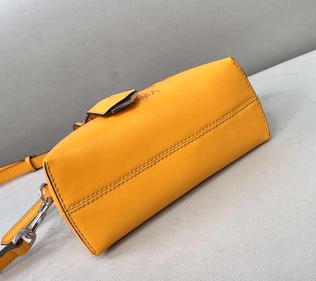 Fendi original calfskin mini by the way boston bag 8BL145 yellow