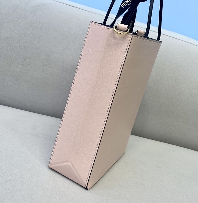 Fendi original lambskin small shopping bag 8BS030 pink