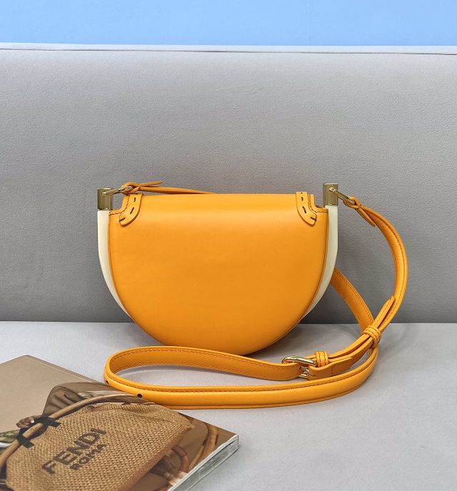 Fendi original calfskin shoulder bag 8BN008 orange