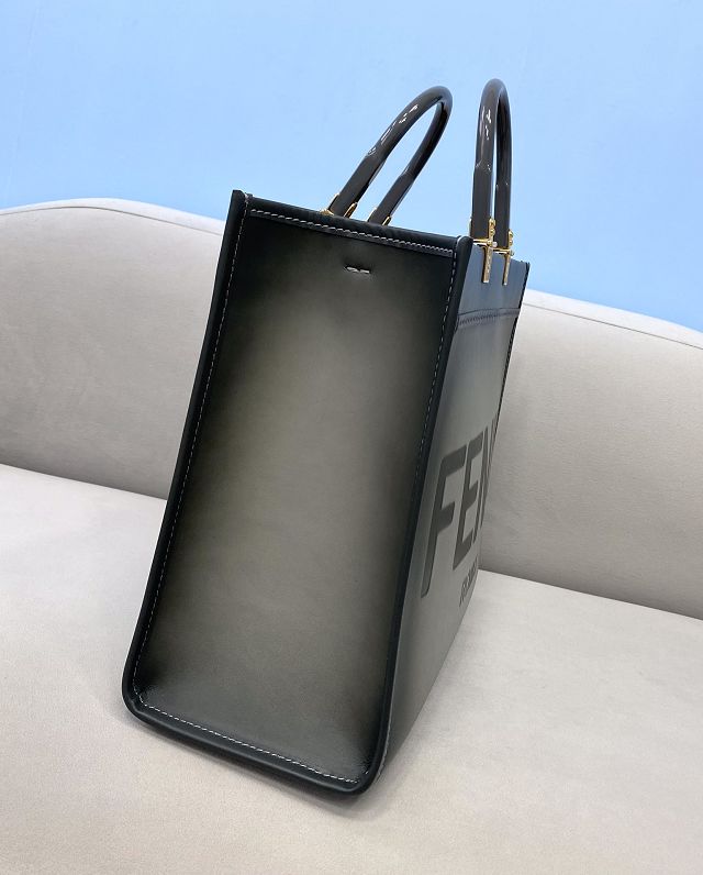 Fendi original calfskin large sunshine shopper bag 8BH372-2 grey