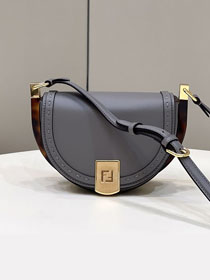 Fendi original calfskin shoulder bag 8BN008 grey