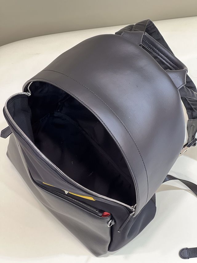 Fendi original nylon medium backpack 7VZ315 black