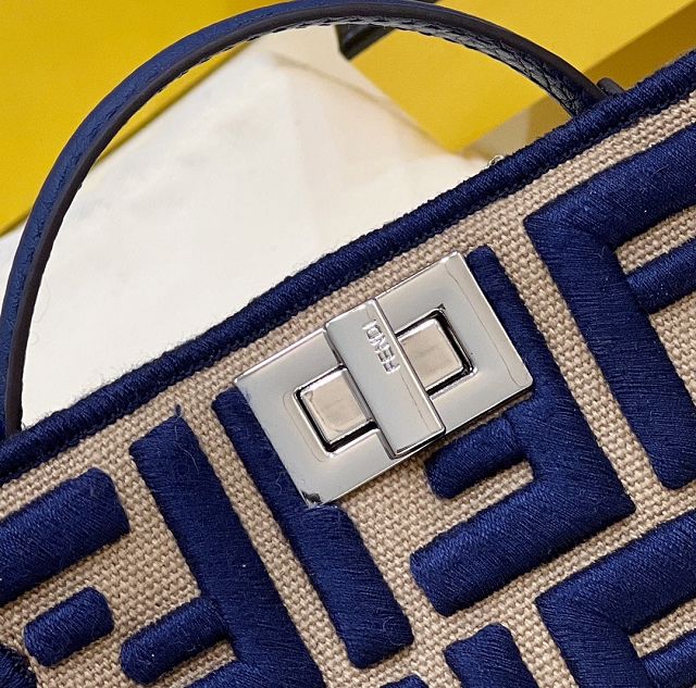 Fendi canvas nano baguette charm 7AS105 