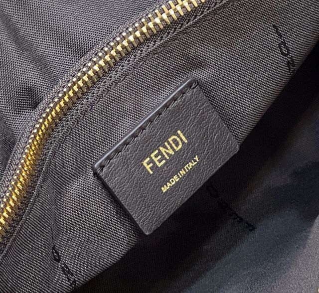 Fendi original calfskin medium by the way boston bag 8BL146 grey