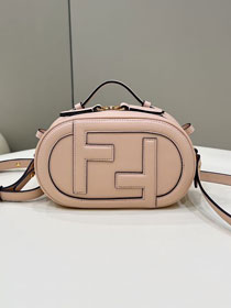 Fendi original calfskin mini camera case 8BS058 pink