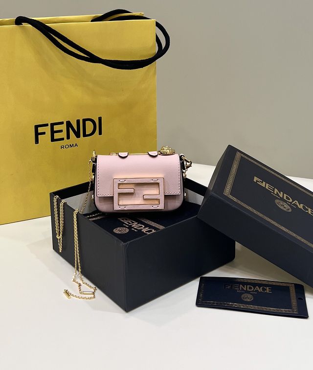 Fendi original lambskin nano baguette charm 7AS095 