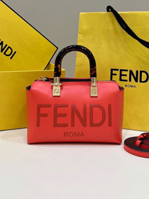 Fendi original calfskin mini by the way boston bag 8BS067 red