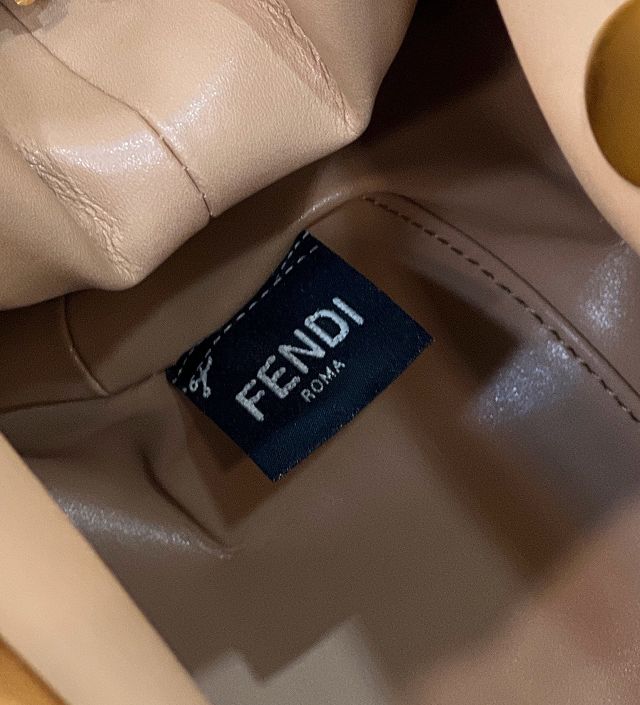 Fendi original flannel medium first bag 8BP127 apricot