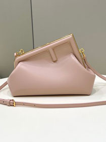 Fendi original lambskin small first bag 8BP129 pink