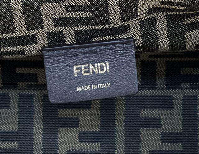Fendi original suede small first bag 8BP129 grey