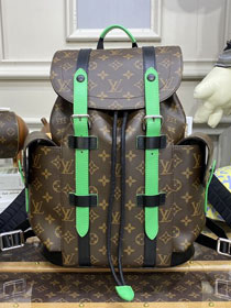 Louis vuitton original monogram canvas christopher backpack M46272 green