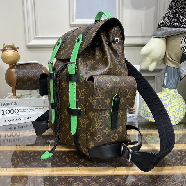 Louis vuitton original monogram canvas christopher backpack M46272 green